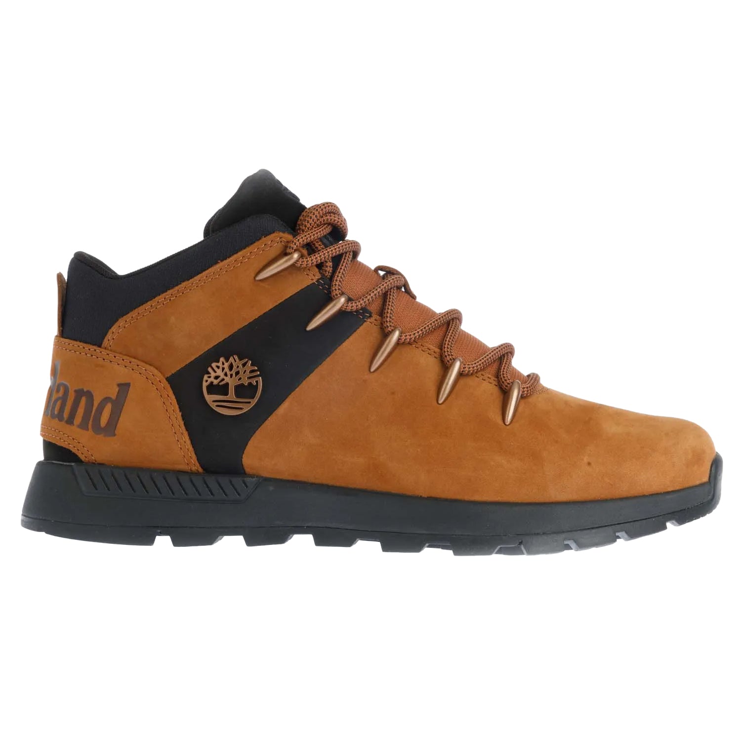 Rust - Side - Timberland Unisex Adult Mid Cut Lace Up Trainers