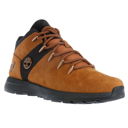 Rust - Front - Timberland Unisex Adult Mid Cut Lace Up Trainers