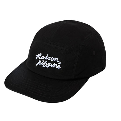 Black - Front - Maison Kitsuné Mens Baseball Cap