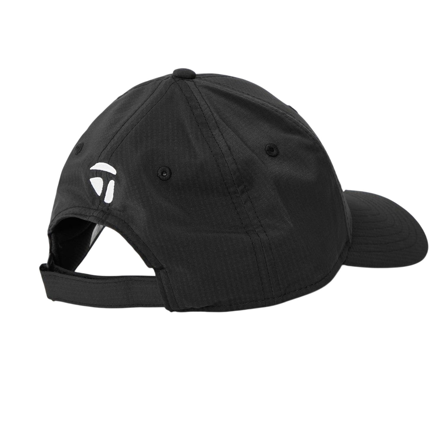 Black - Back - TaylorMade Mens Wordmark Golf Baseball Cap