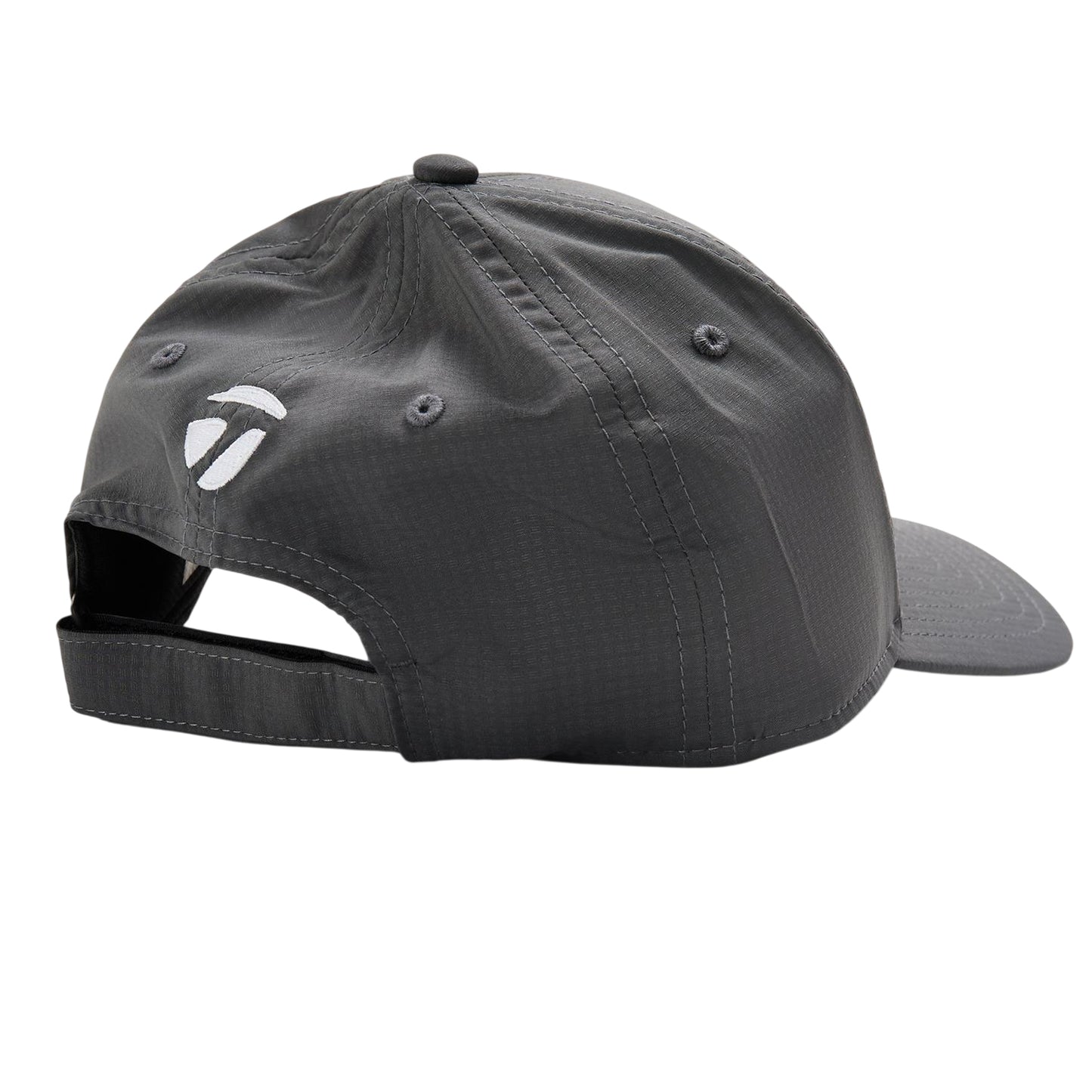 Grey - Back - TaylorMade Mens Wordmark Golf Baseball Cap