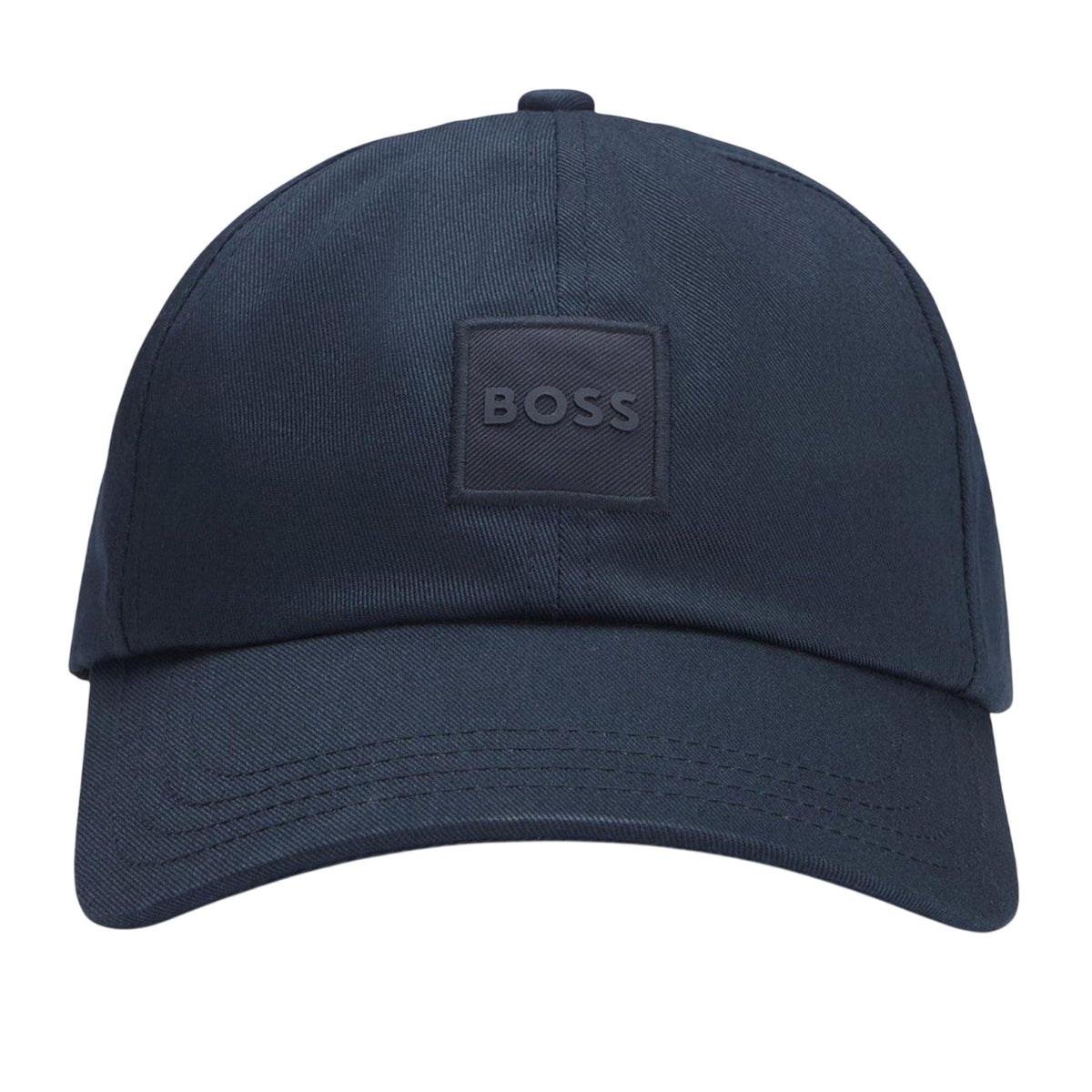 Blue - Front - Boss Mens Cotton Baseball Cap