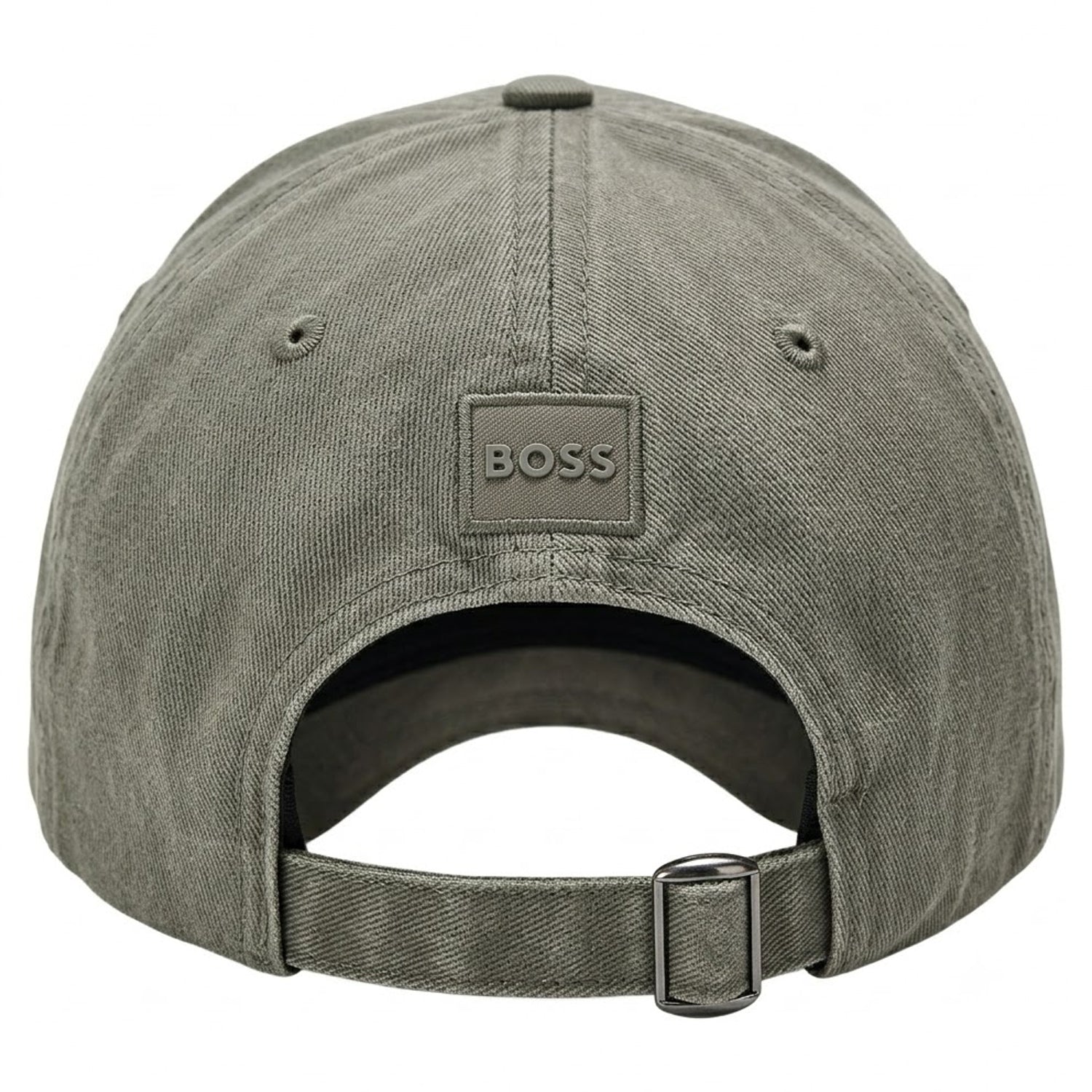 Green - Back - Boss Mens Cotton Baseball Cap