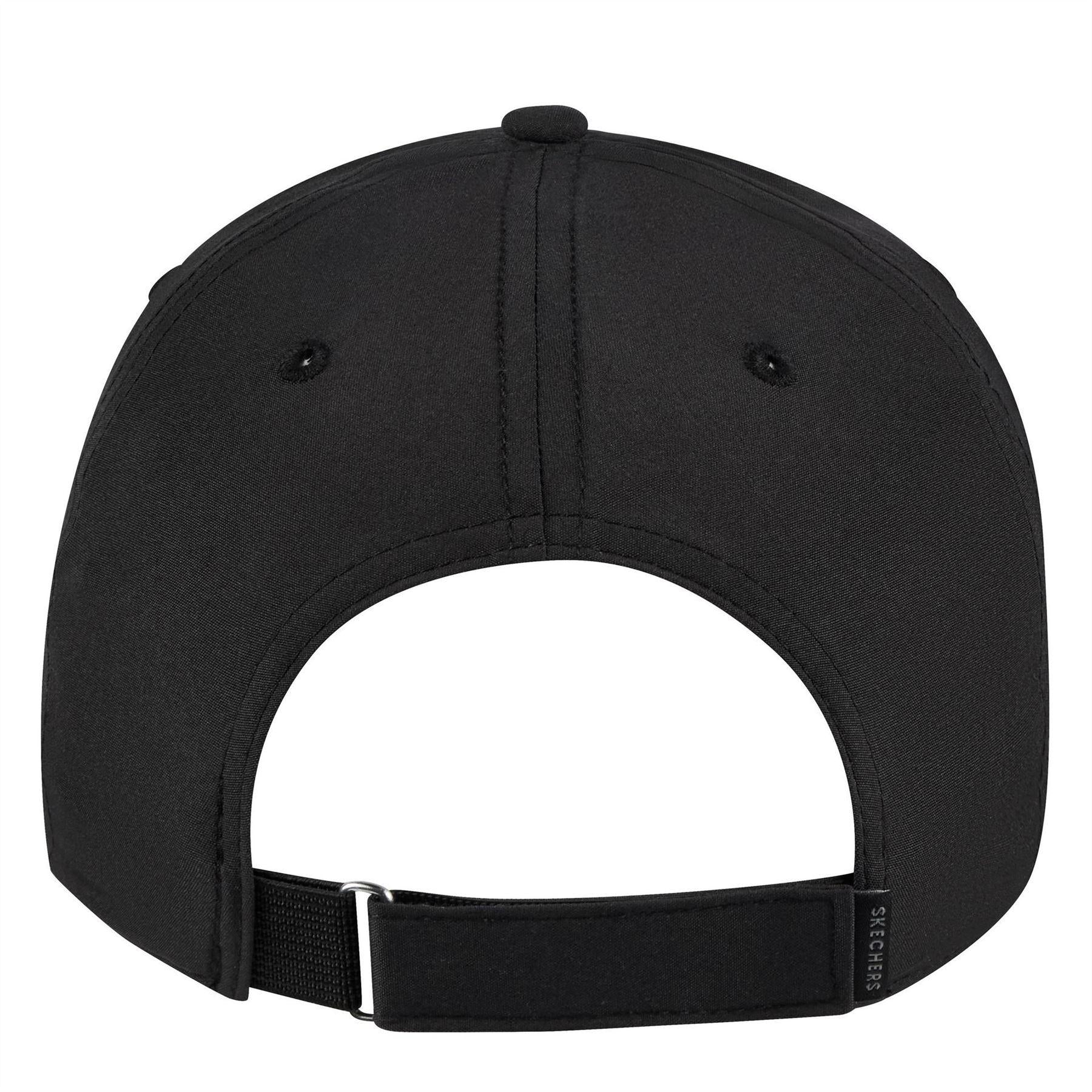 Black - Back - Skechers Unisex Adult Logo Baseball Cap