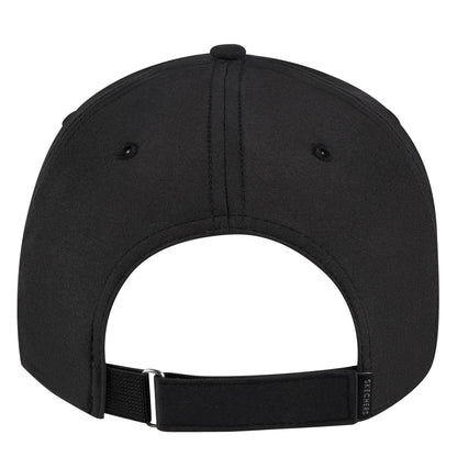 Black - Back - Skechers Unisex Adult Logo Baseball Cap