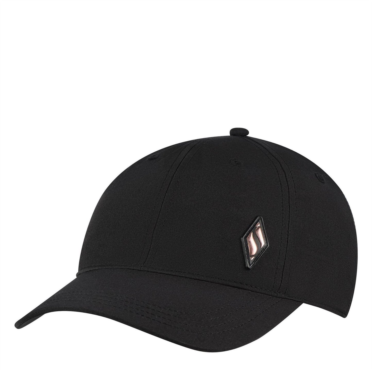 Black - Lifestyle - Skechers Unisex Adult Logo Baseball Cap