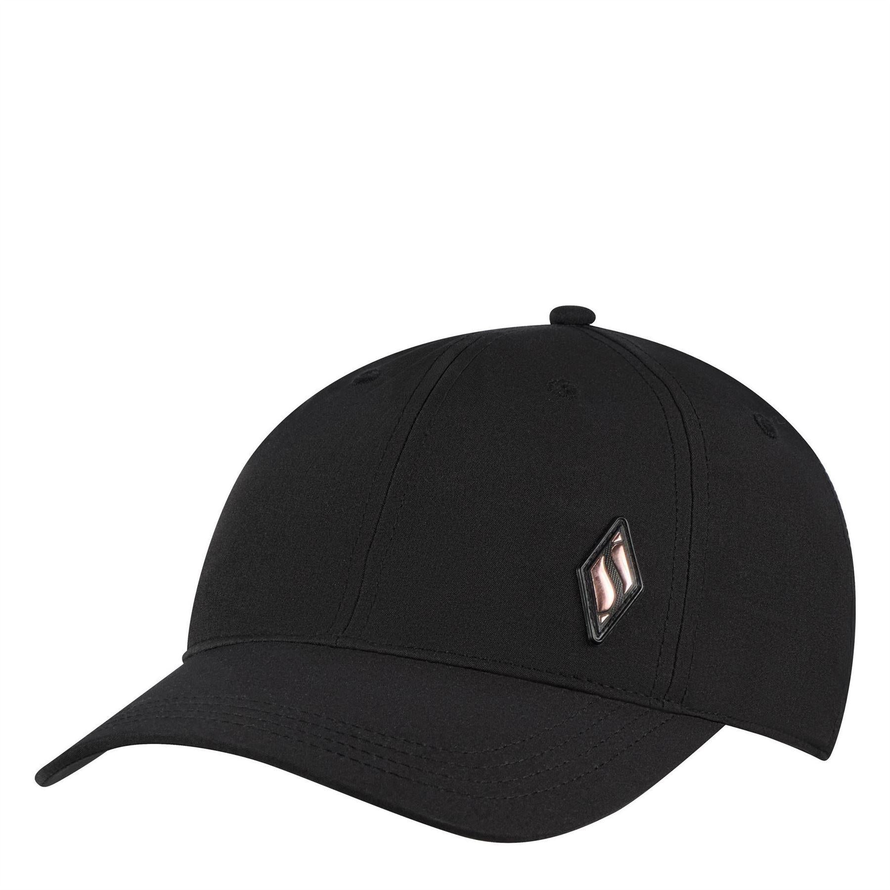 Black - Lifestyle - Skechers Unisex Adult Logo Baseball Cap