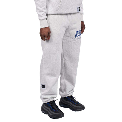 Grey Marl - Back - Mercier Mens Kansas Relax Jogging Bottoms
