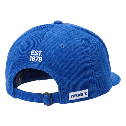 Blue - Back - Everton FC Crest Textile Baseball Cap