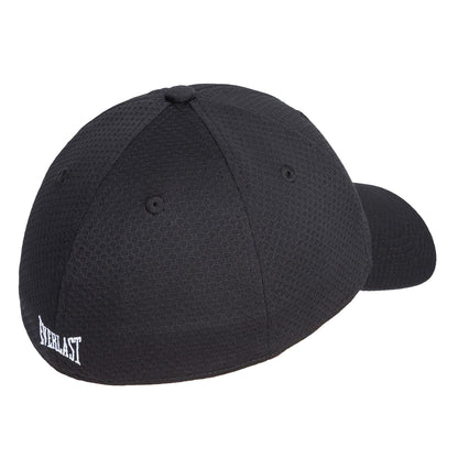 Black - Back - Everlast Unisex Adult Embroidered Logo Mesh Cap