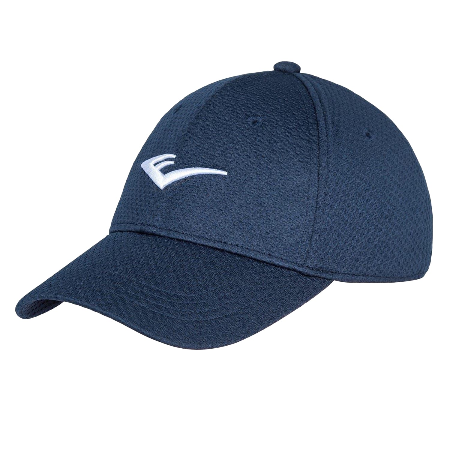 Navy - Side - Everlast Unisex Adult Embroidered Logo Mesh Cap