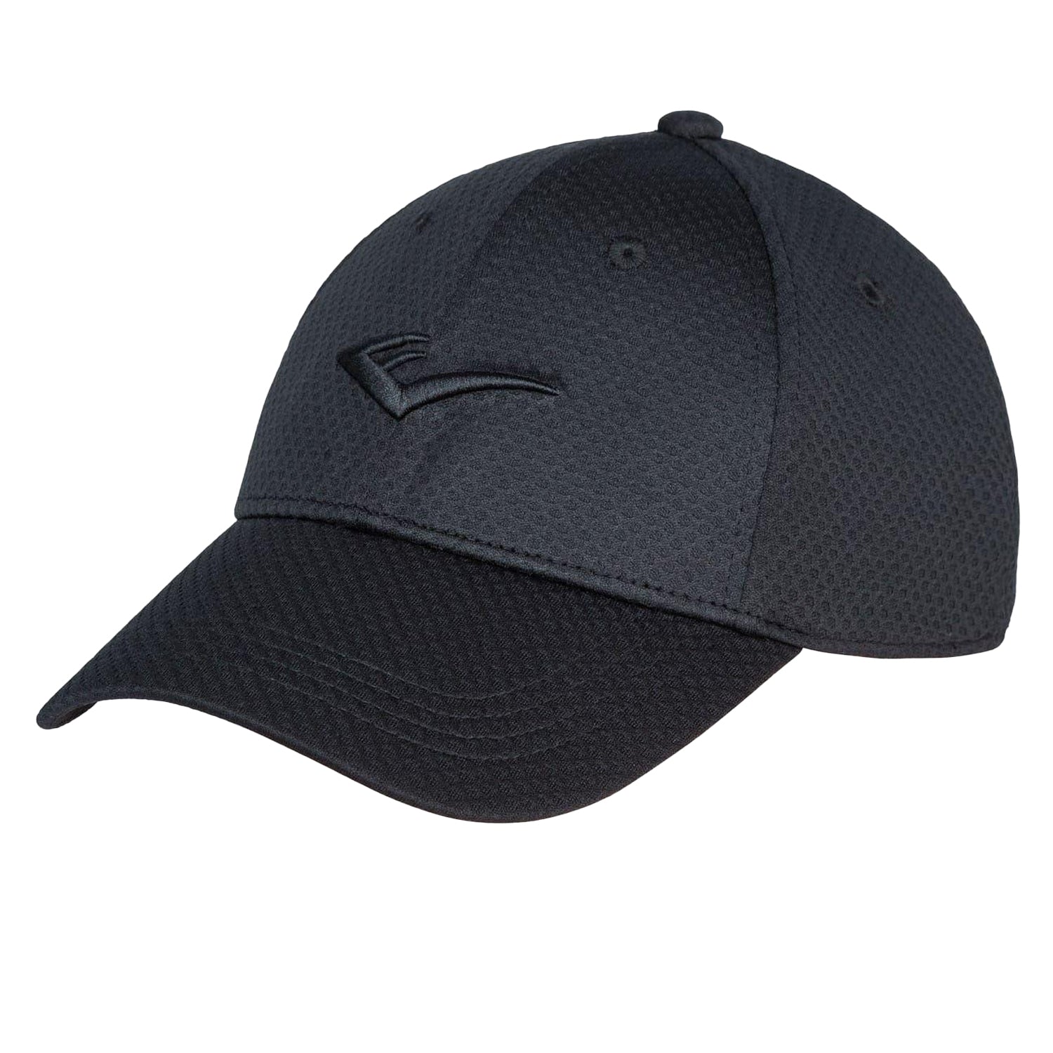 Triple Black - Side - Everlast Unisex Adult Embroidered Logo Mesh Cap