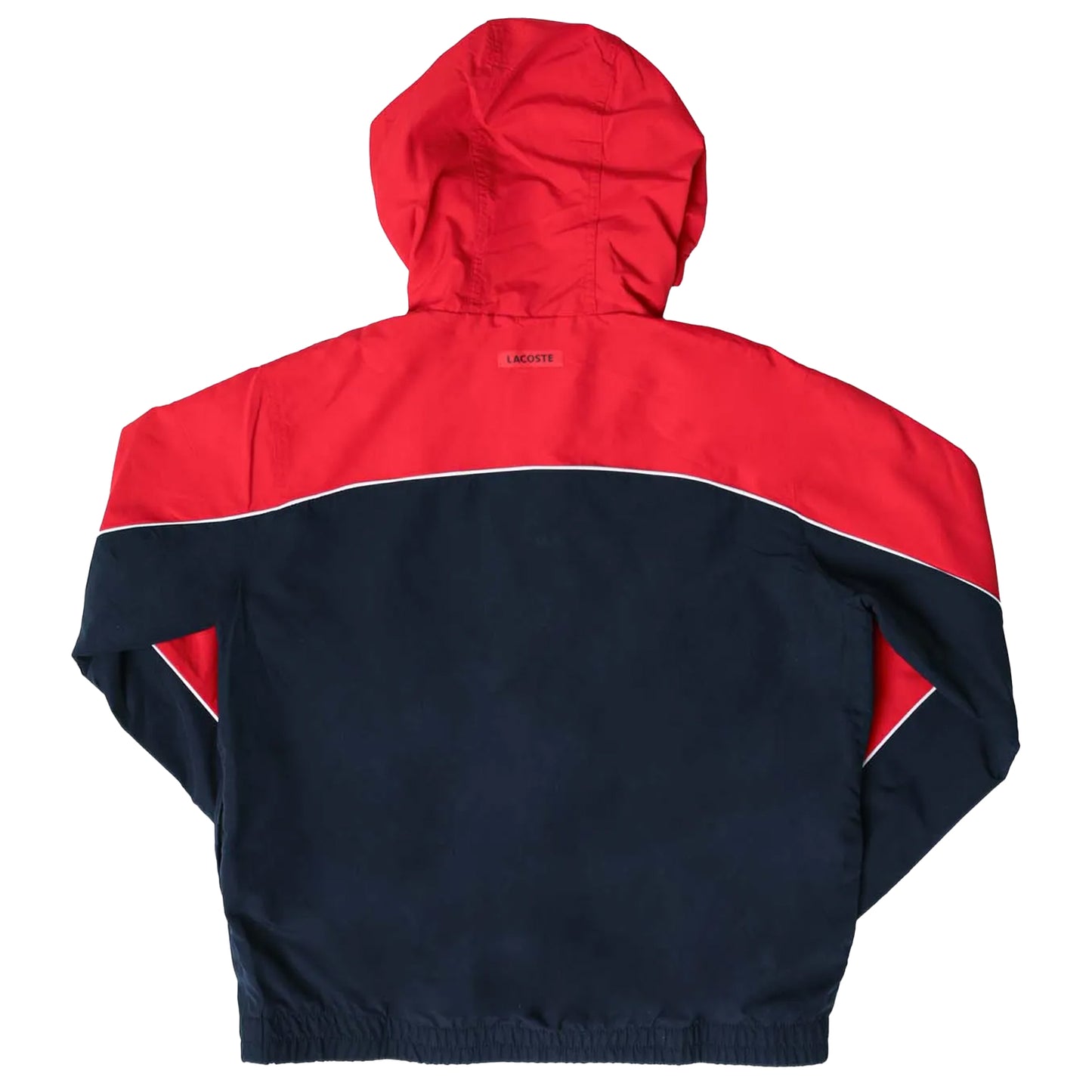 Royal Blue-Red - Back - Lacoste Childrens-Kids Water Repellent Windbreaker