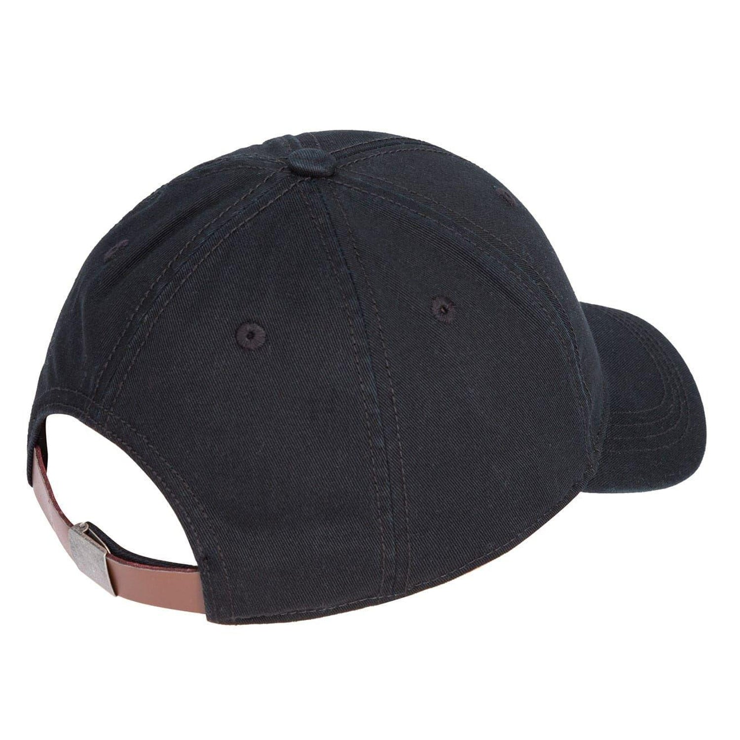 Black - Back - Firetrap Mens Canvasas Logo Baseball Cap