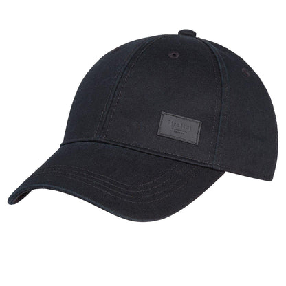 Black - Side - Firetrap Mens Canvasas Logo Baseball Cap