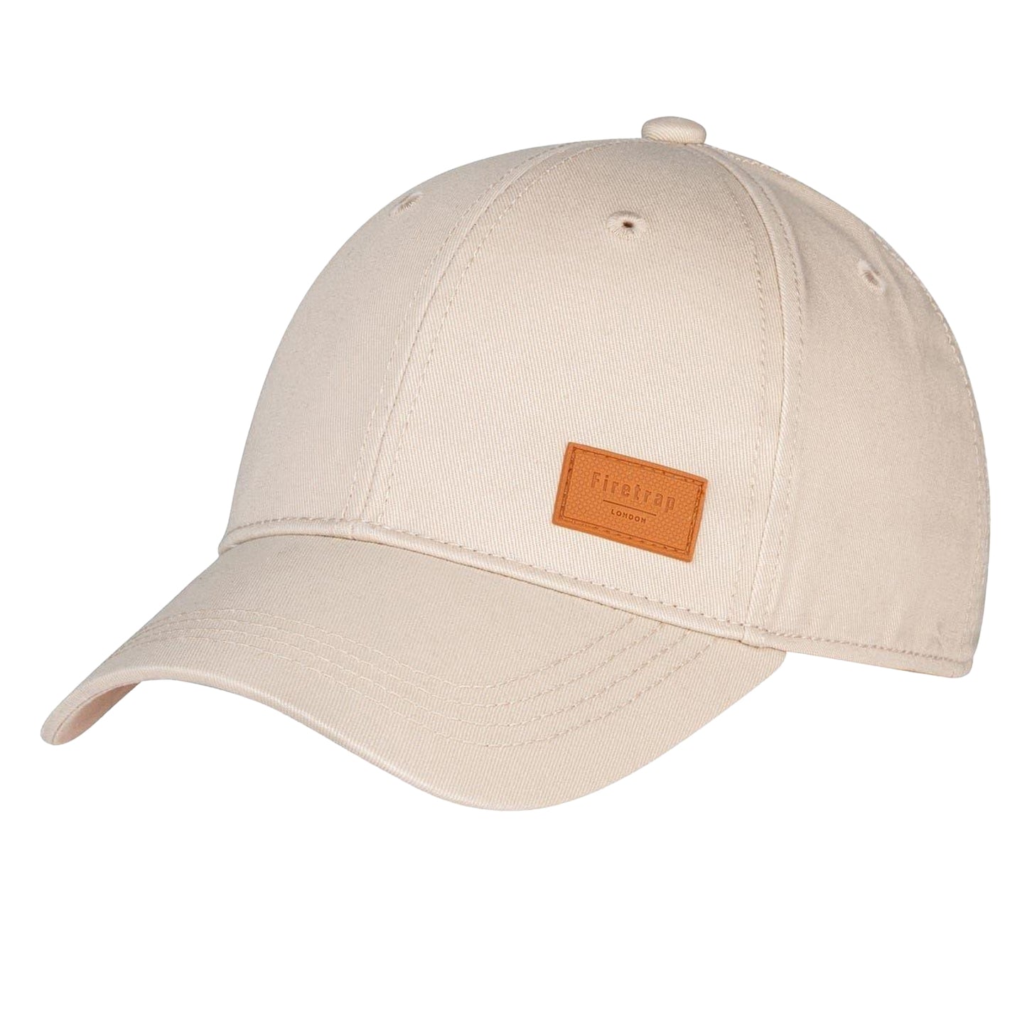Stone - Side - Firetrap Mens Canvasas Logo Baseball Cap