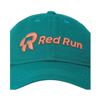 Earth Green - Side - Red Run Embroidered Logo Baseball Cap