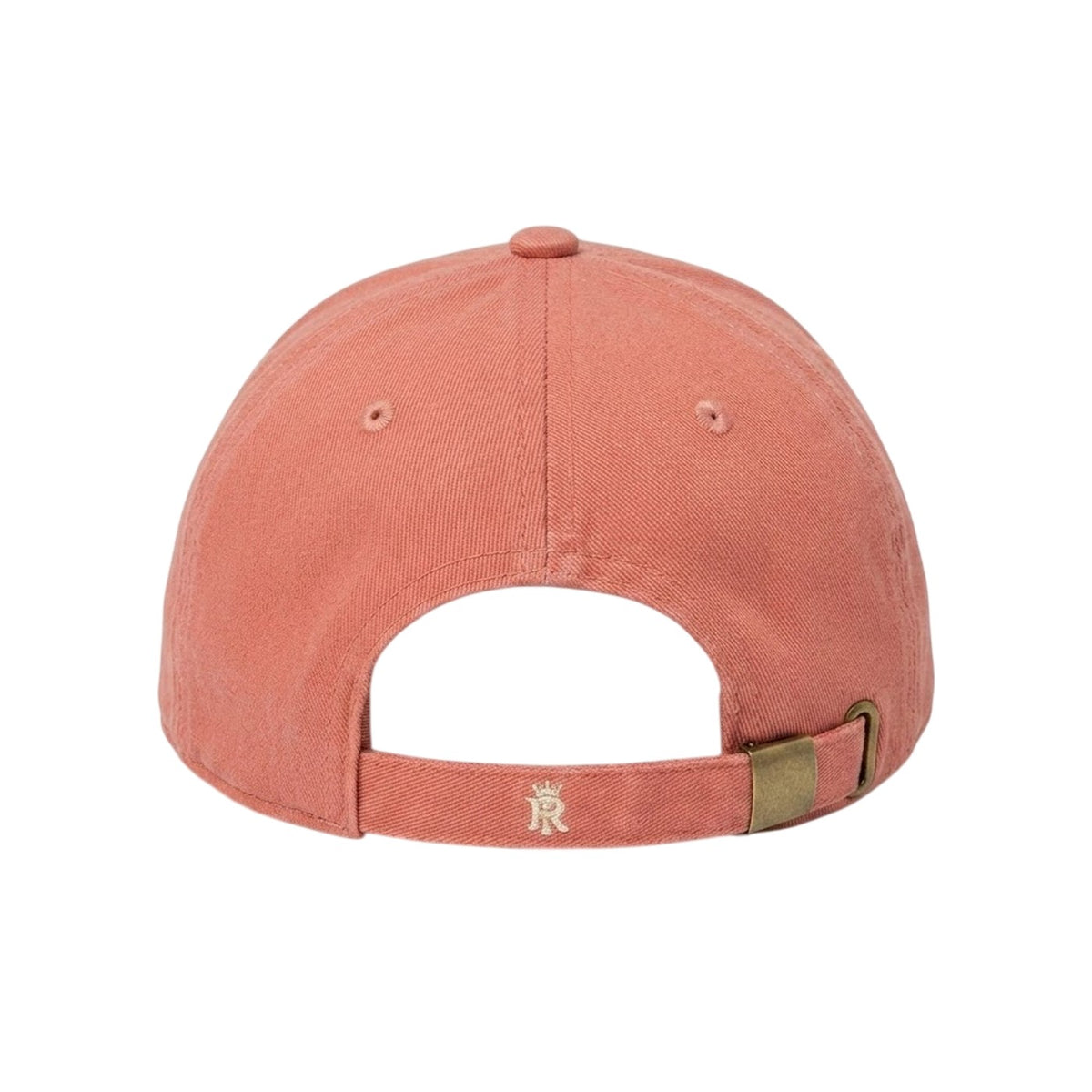 Peach - Back - Red Run Embroidered Logo Baseball Cap