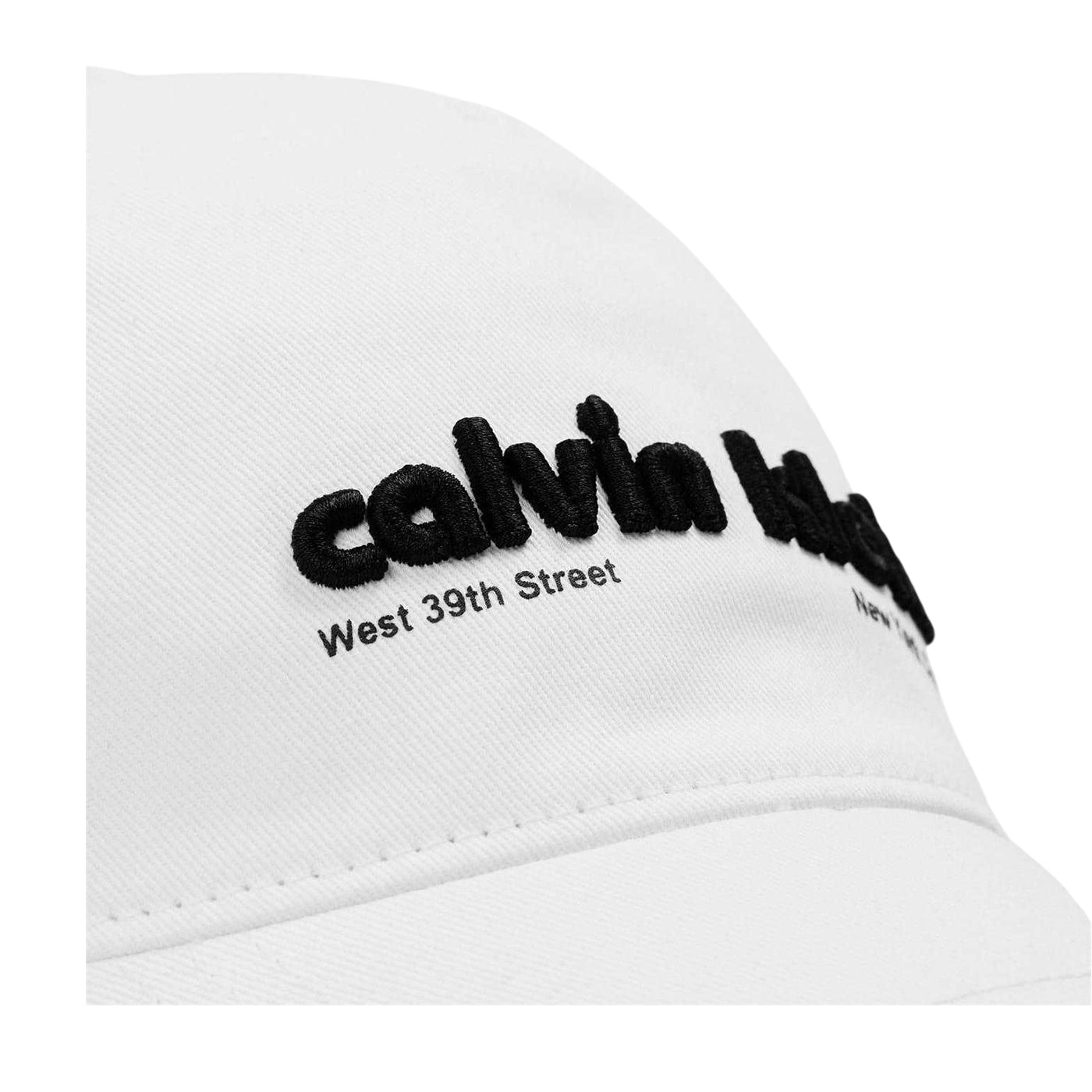 Brilliant White - Side - Calvin Klein Bauhaus 3D Logo Baseball Cap