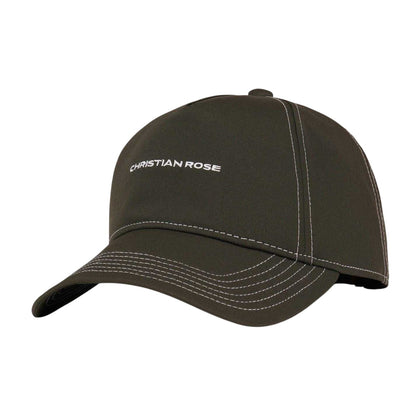 White-Olive - Side - Christian Rose Unisex Adult Unstructured Trucker Cap