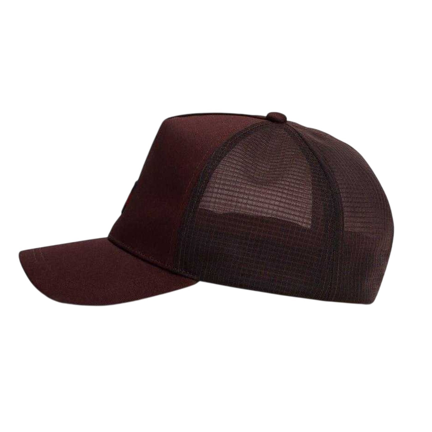 Brown - Side - Tommy Jeans Logo Adjustable Trucker Cap