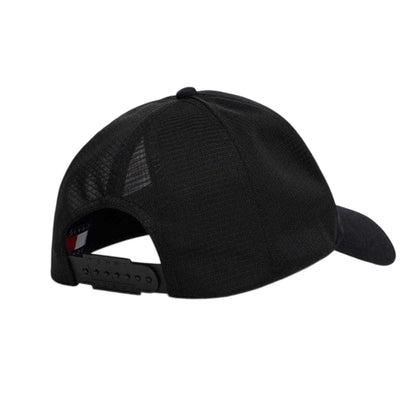 Black - Back - Tommy Jeans Logo Adjustable Trucker Cap