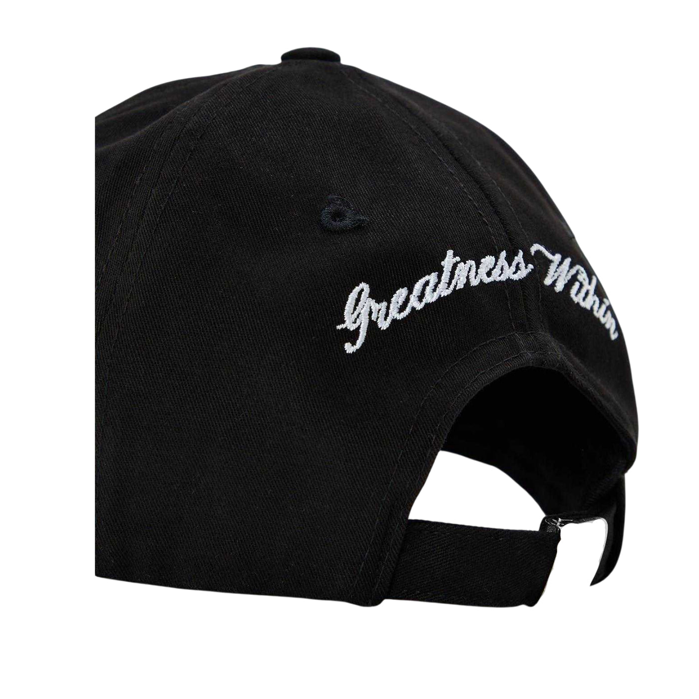 Black-White - Side - Everlast Conor Benn Embroidered Logo Gym Baseball Cap