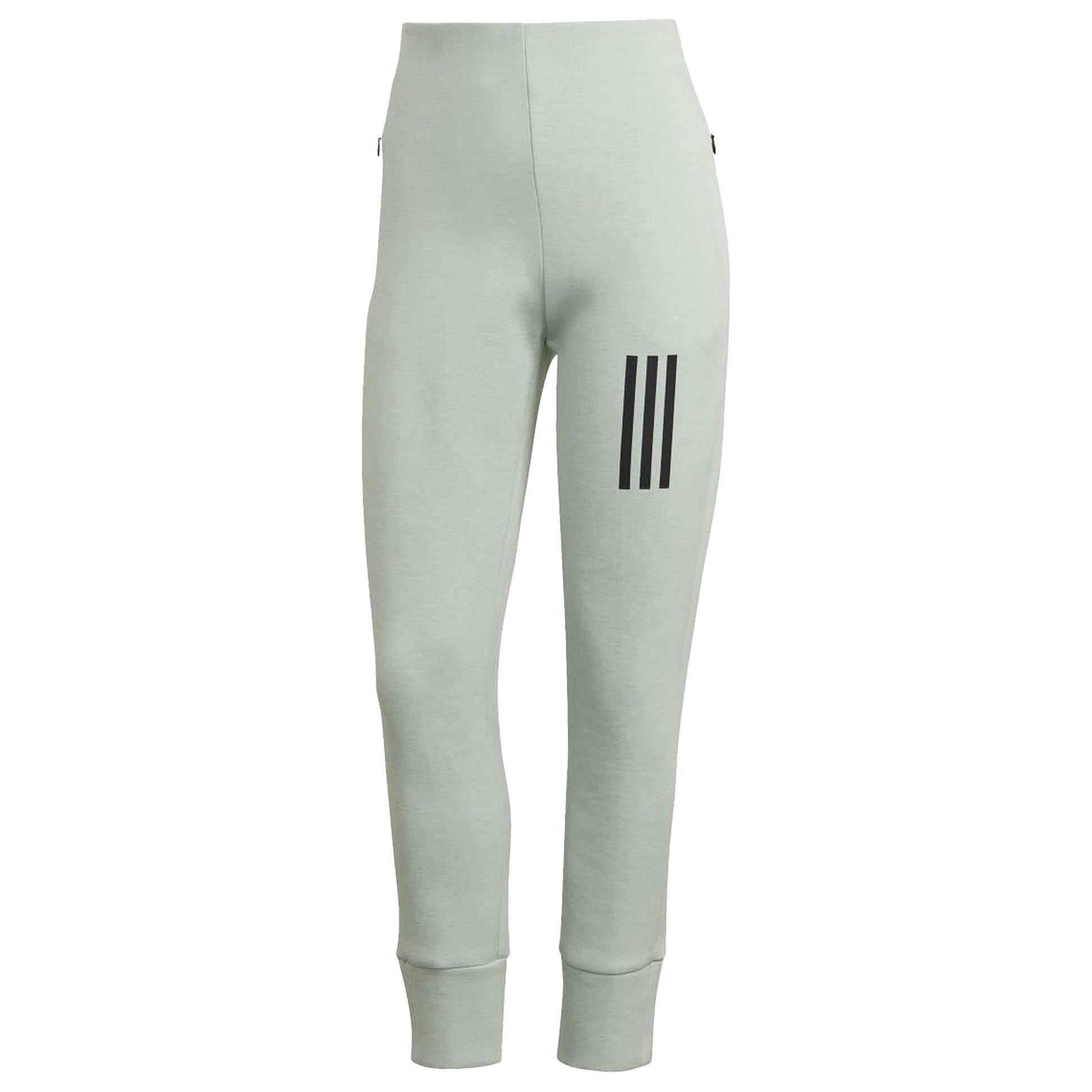 Green - Front - Adidas Womens-Ladies Mission Victory High Waist Slim Jogging Bottoms