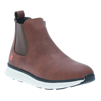 Tan - Front - Original Penguin Childrens-Kids Nico Ankle Boots