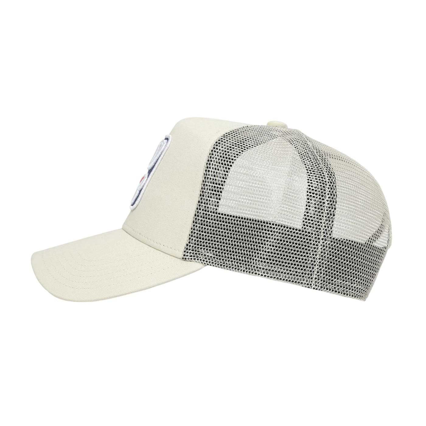 Off White - Side - Societe Noir Unisex Adult Box Trucker Cap