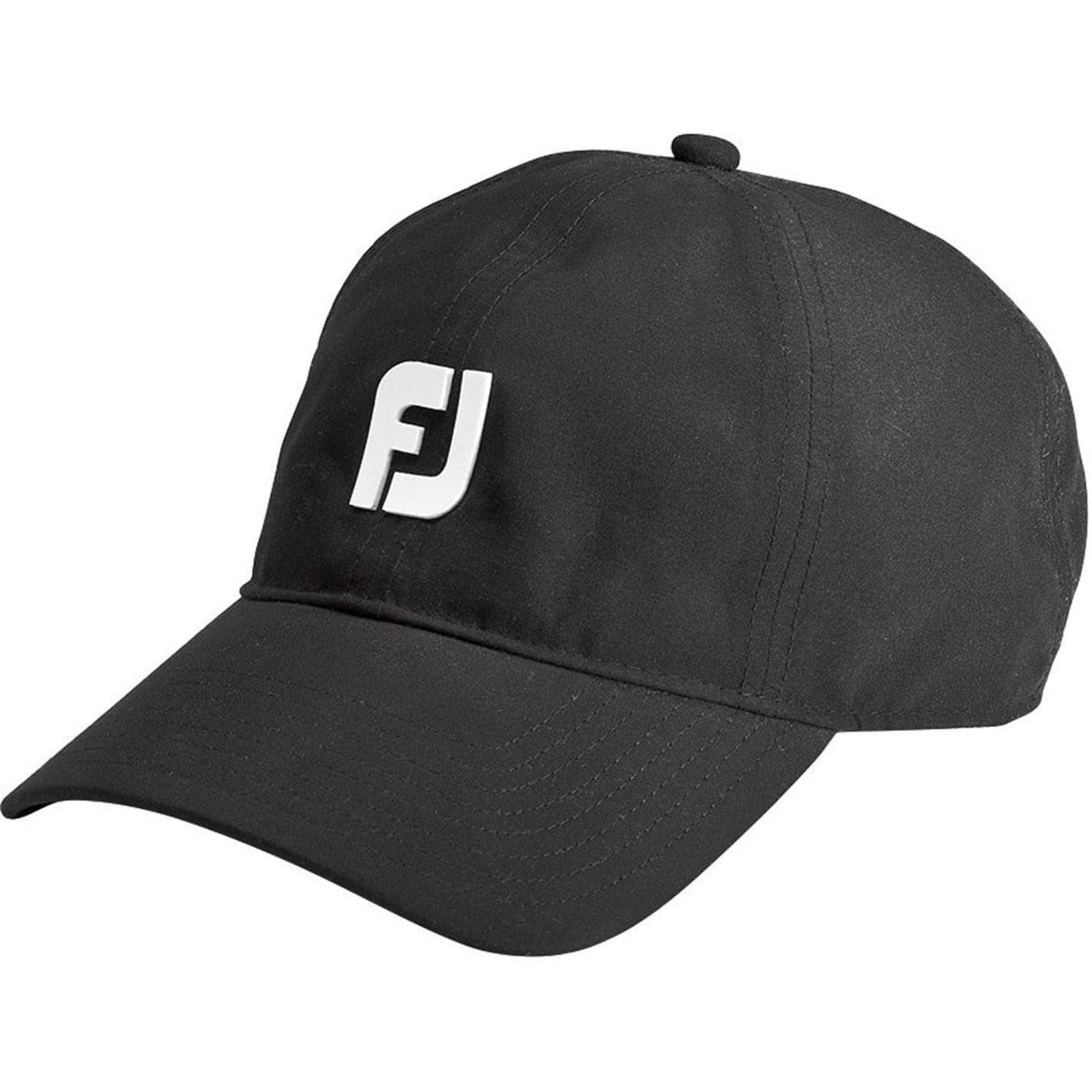 Black-White - Front - FootJoy Mens Dry Joys Baseball Cap
