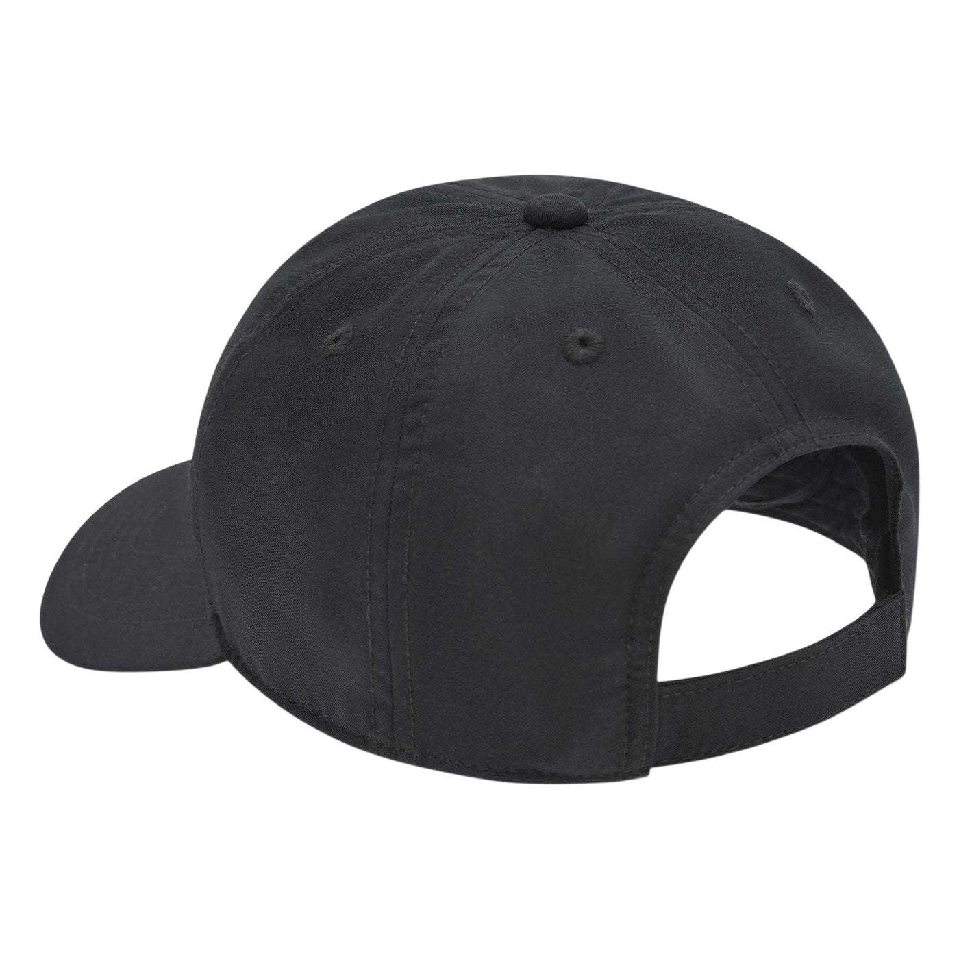 Black - Back - Nike Childrens-Kids Metal Swoosh Fabric Baseball Cap