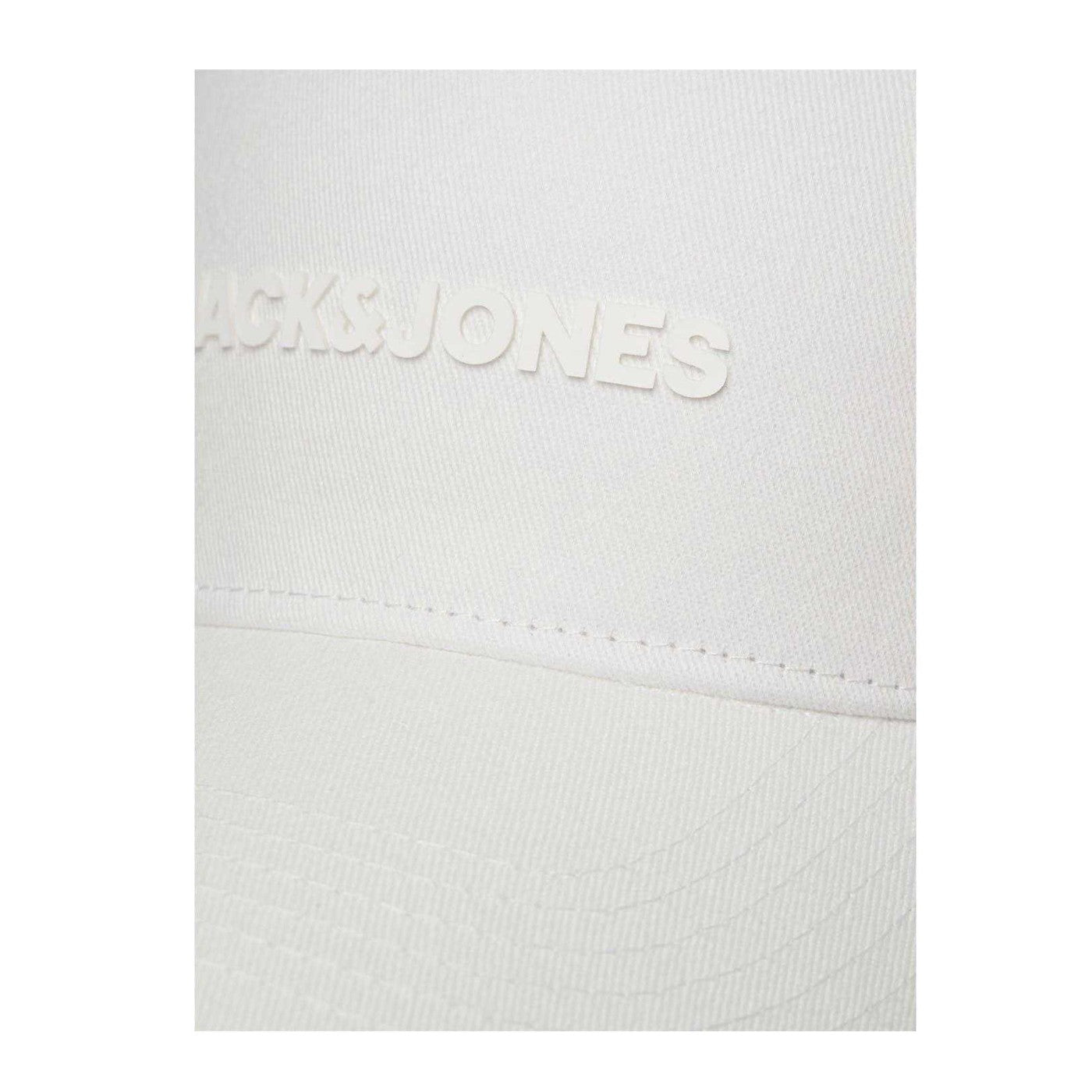 Cloud Dancer - Side - Jack And Jones Mens Embossed Logo Dad Hat