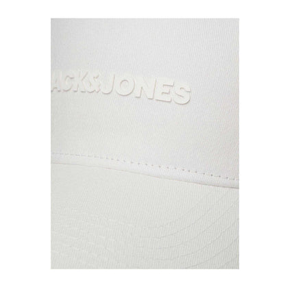 Cloud Dancer - Side - Jack And Jones Mens Embossed Logo Dad Hat