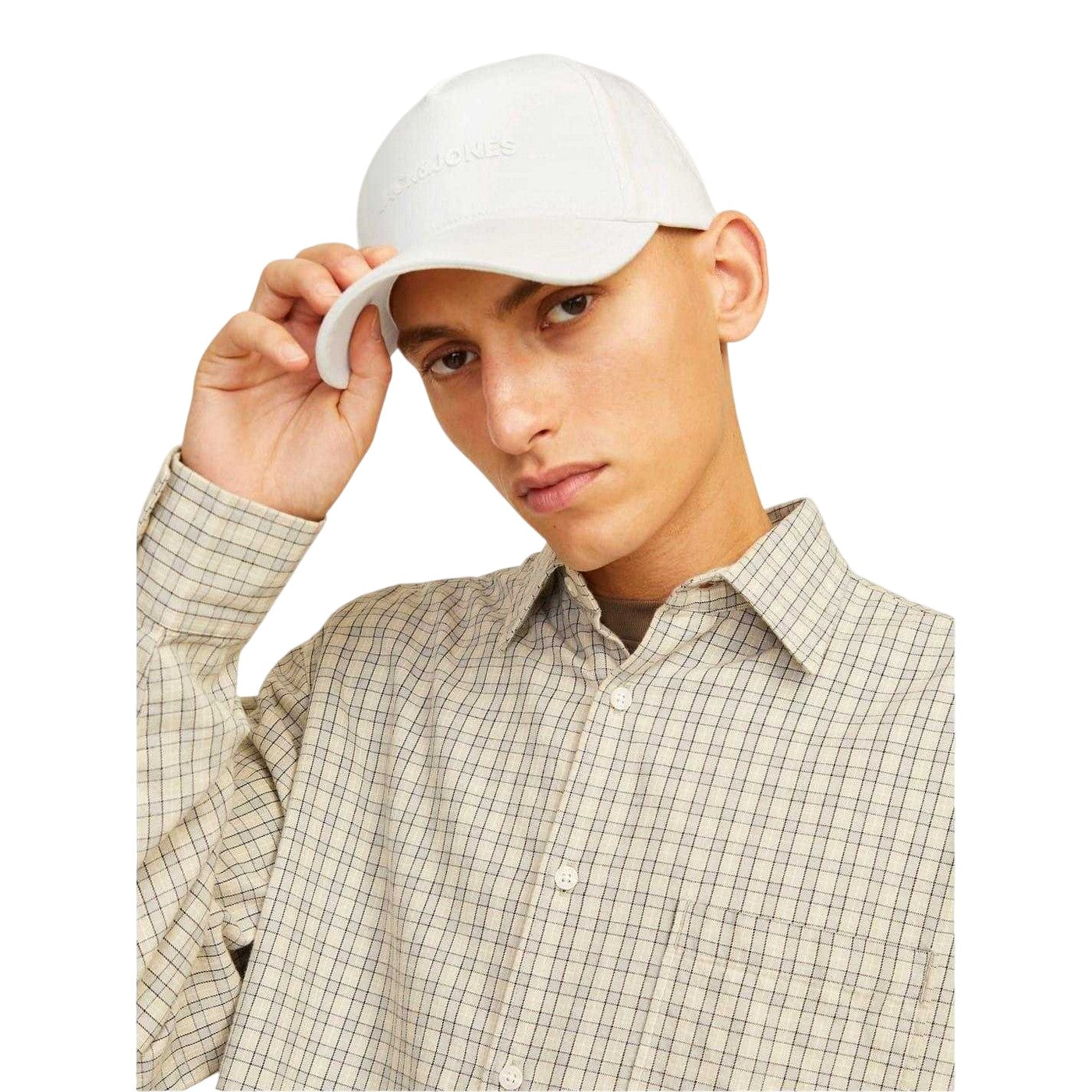 Cloud Dancer - Lifestyle - Jack And Jones Mens Embossed Logo Dad Hat