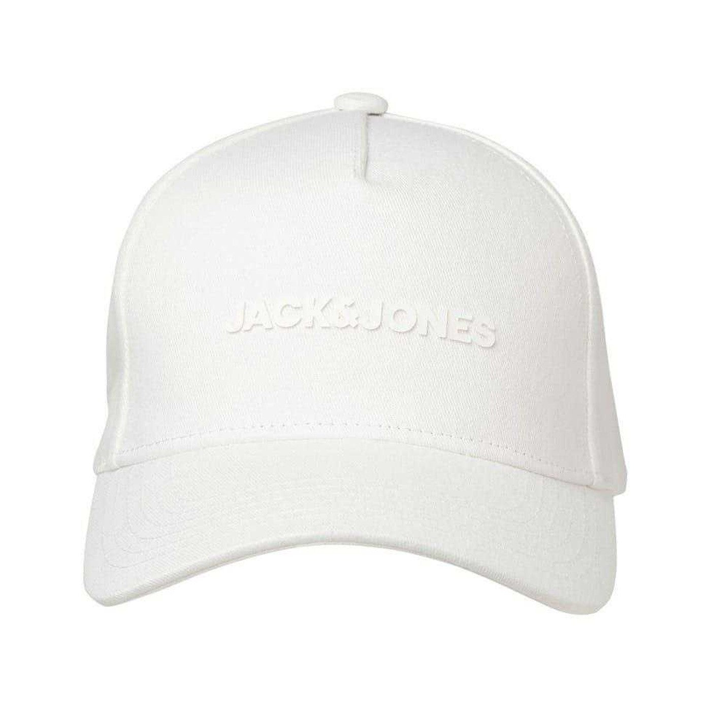 Cloud Dancer - Front - Jack And Jones Mens Embossed Logo Dad Hat