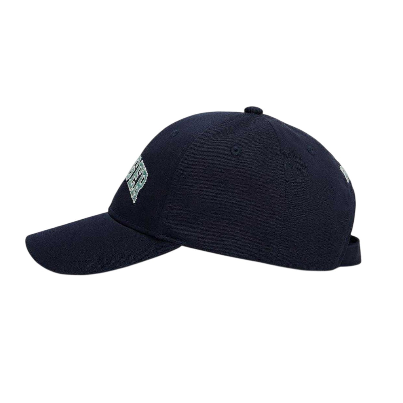 Space Blue - Side - Tommy Hilfiger Childrens-Kids Varsity Varsity Fabric Baseball Cap
