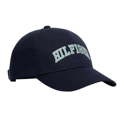 Space Blue - Front - Tommy Hilfiger Childrens-Kids Varsity Varsity Fabric Baseball Cap