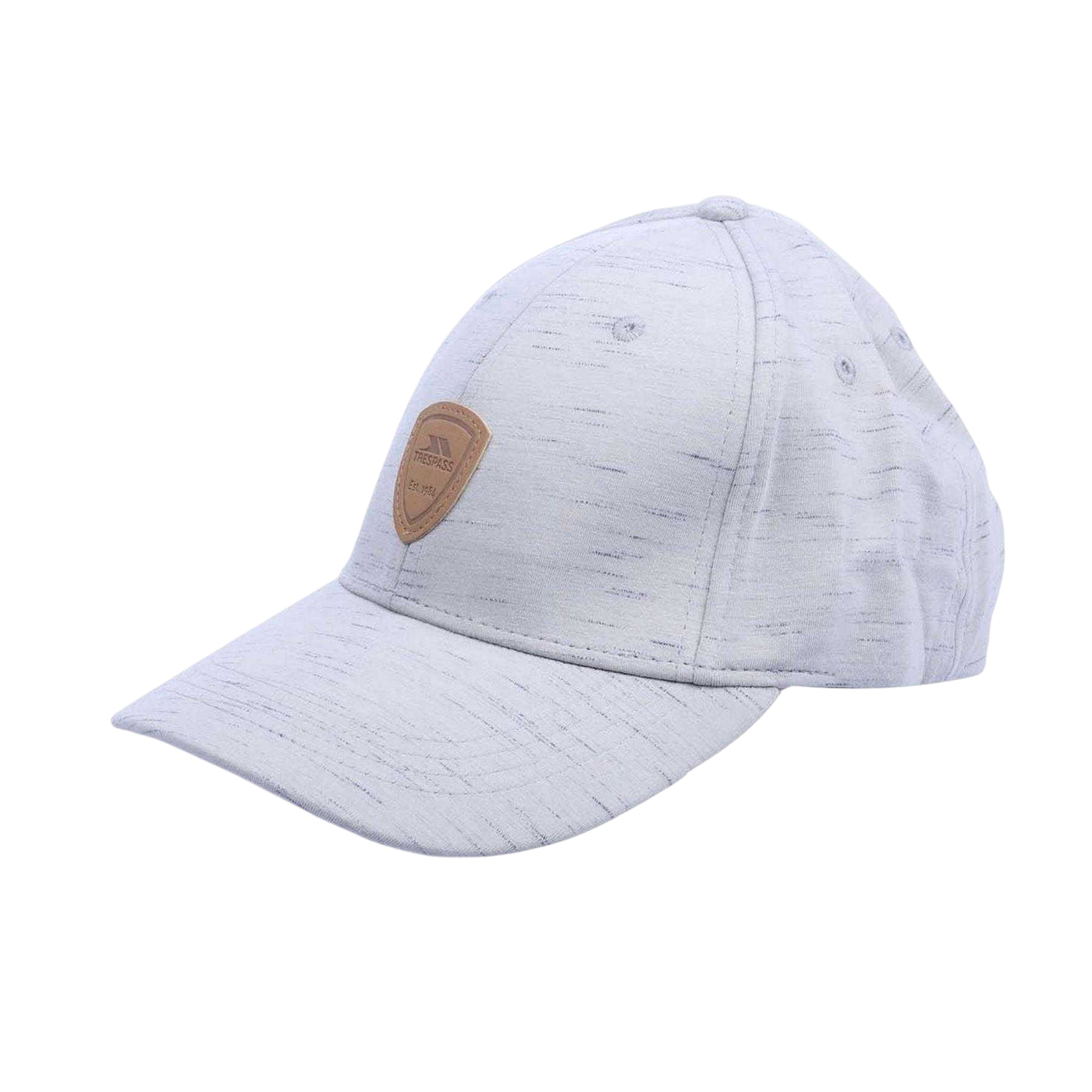 Grey - Side - Trespass Unisex Adult Speckle Baseball Cap
