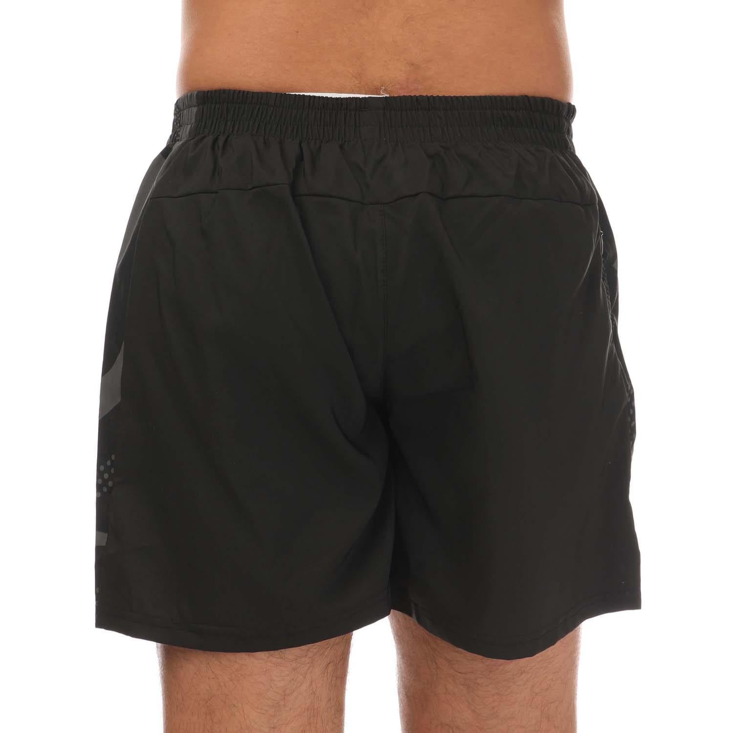 Black-Grey - Back - Adidas Mens Own The Run Shorts