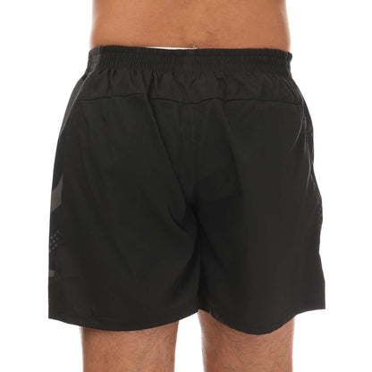 Black-Grey - Back - Adidas Mens Own The Run Shorts