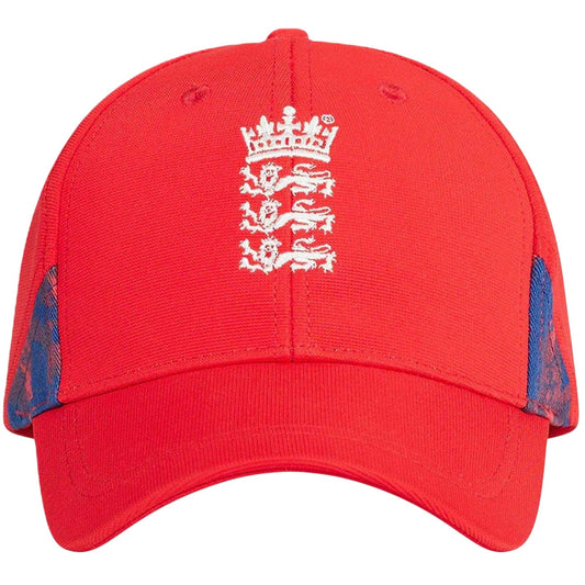 High Risk Red - Front - Castore England Cricket Cricket Baseball Cap