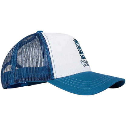 Navy - Back - England Cricket Unisex Adult Cricket Trucker Cap
