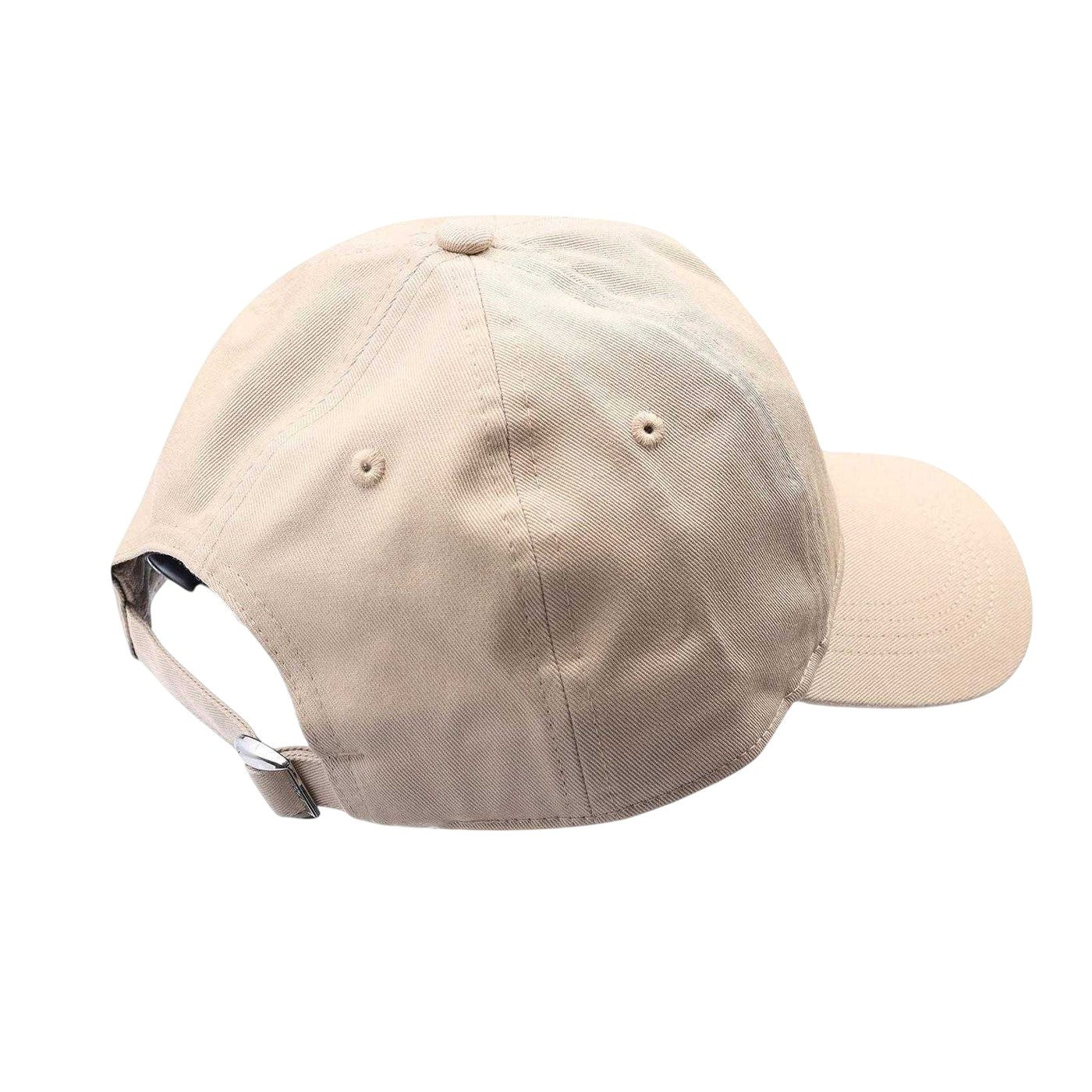 Beige - Back - Hugo Womens-Ladies Cara-FR Raw Edge Cotton Twill Casual Baseball Cap
