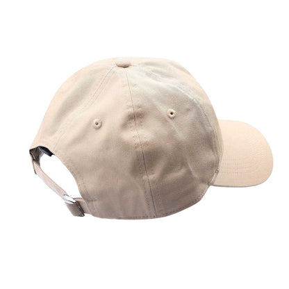 Beige - Back - Hugo Womens-Ladies Cara-FR Raw Edge Cotton Twill Casual Baseball Cap