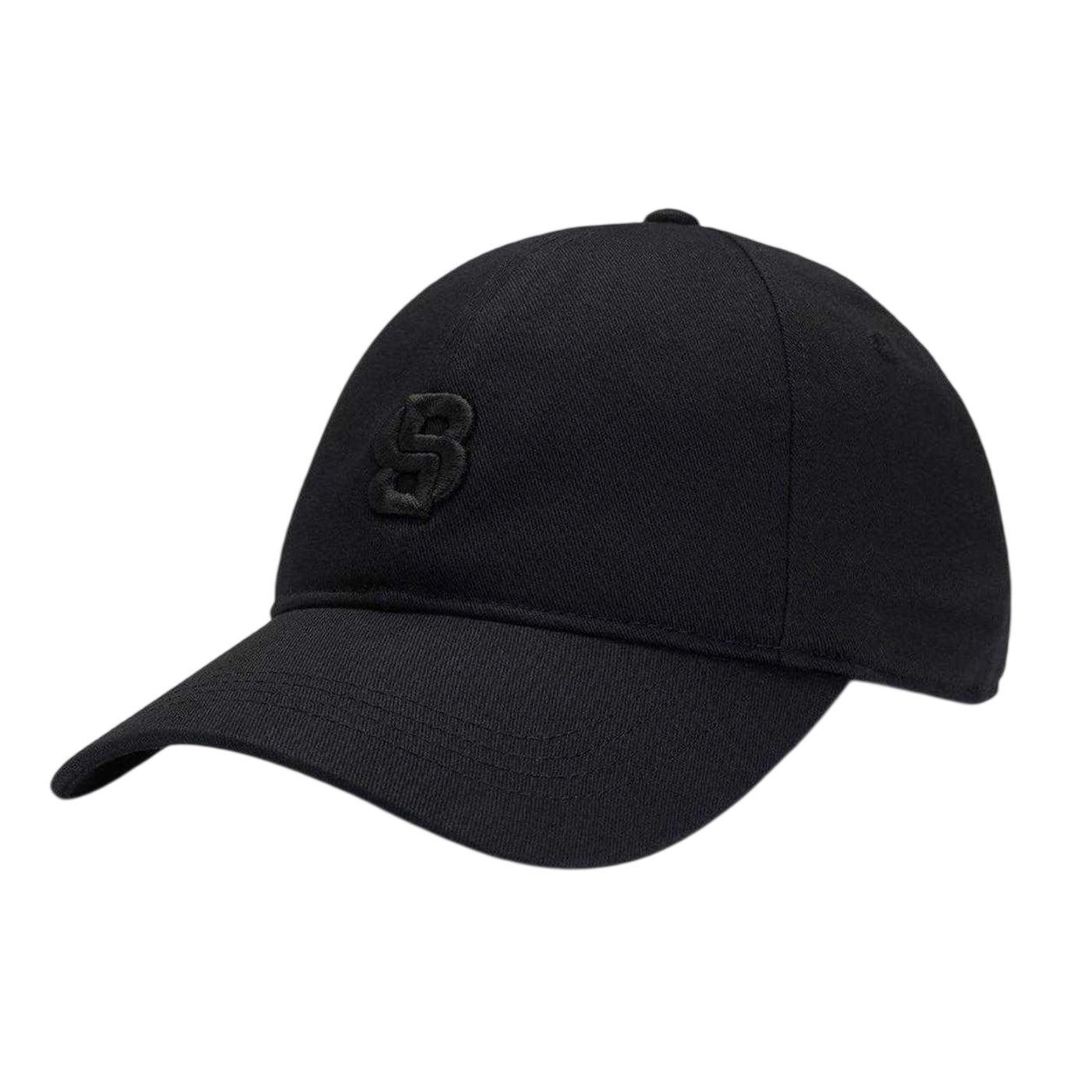 Black - Side - Boss Womens-Ladies Double B Cap