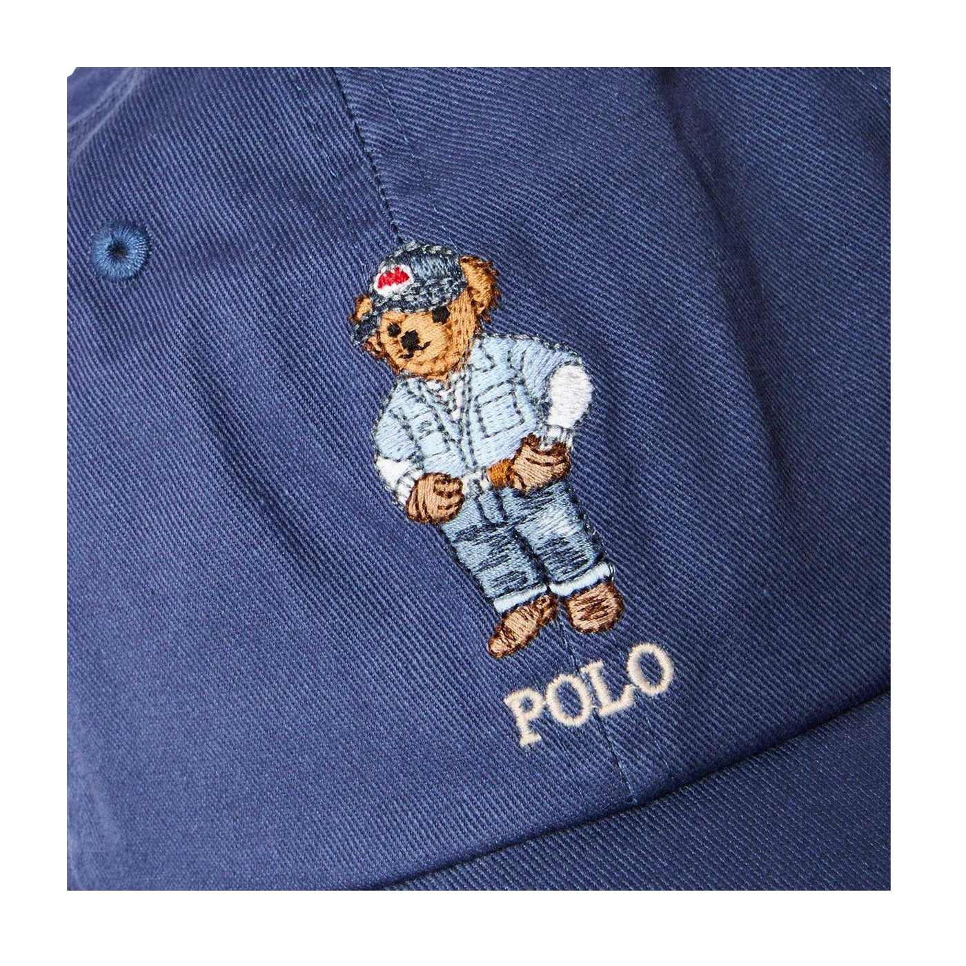 Light Navy - Side - Ralph Lauren Polo Bear Baseball Cap