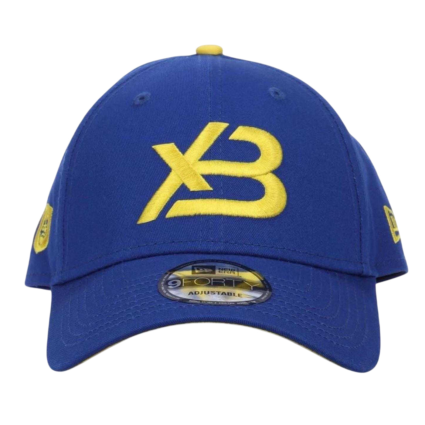 Blue - Front - New Era Core 9FORTY xBuyer Embroidered Logo Cotton Baseball Cap