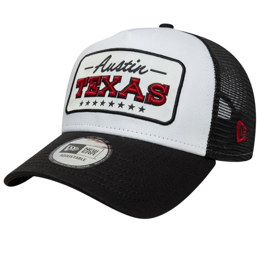 Black-White - Lifestyle - New Era Austin Texas Everyday Trucker Cap