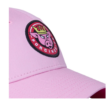 Pink - Side - New Era Porcinos FC Embroidered Patch Cap